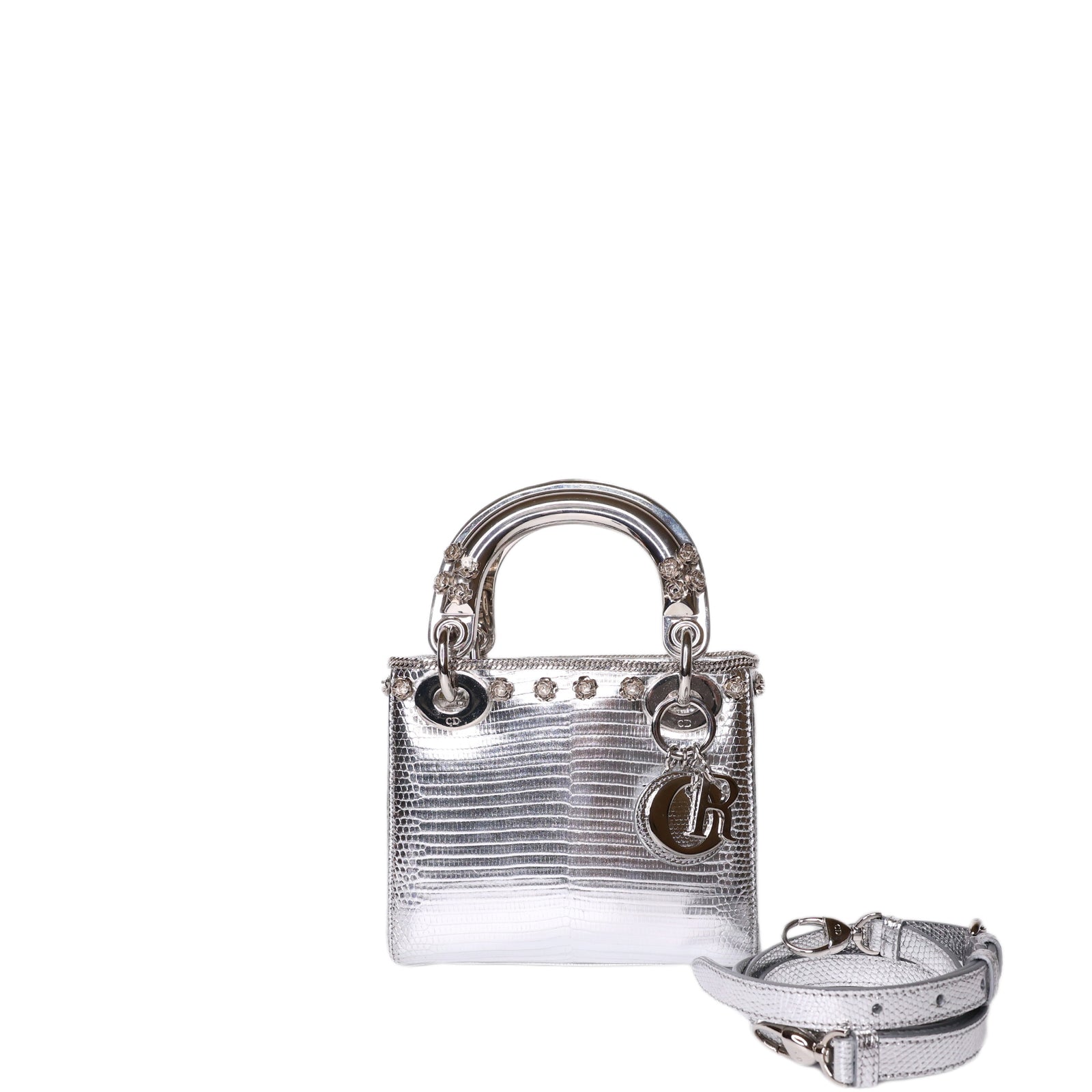 CHRISTIAN DIOR LIZARD MINI LADY DIOR SHW