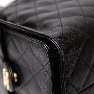 CHANEL 25 MEDIUM BAG CAVIAR LEATHER GHW