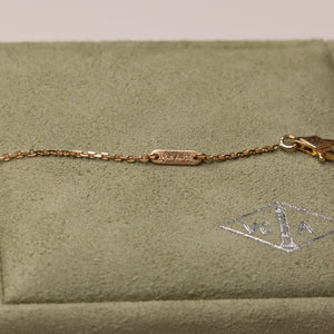 VAN CLEEF & ARPELS SWEET ALHAMBRA PENDANT YELLOW GOLD MOTHER OF PEARL