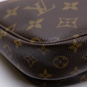 LOUIS VUITTON MULTI POCHETTE ACCESSORIES ROSE MONOGRAM CANVAS GHW