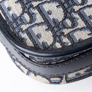 CHRISTIAN DIOR EAST-WEAT BOBBY BAG BLUE DIOR OBLIQUE JACQUARD