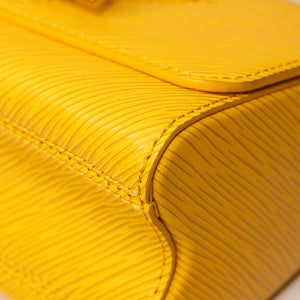 LOUIS VUITTON TWIST MM EPI LEATHER YELLOW GHW (MICROCHIP)