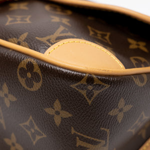LOUIS VUITTON DIANE MONOGRAM CANVAS BAG WITH JACQUARD STRAP
