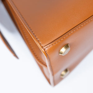 BALENCIAGA SMALL NEO CLASSIC CITY BAG IN BROWN