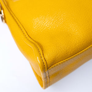 BALENCIAGA SMALL CLASSIC CITY CROSSBODY BAG YELLOW GHW