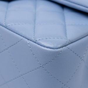 CHANEL MINI RECTANGULAR FLAP BAG LAMBSKIN BABY BLUE LGHW