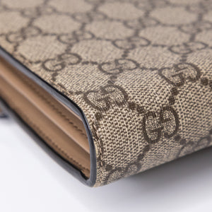 GUCCI DIONYSUS WALLET ON CHAIN GG SUPREME CANVAS/LEATHER BEIGE SHW