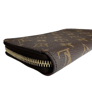 LOUIS VUITTON ZIPPER LONG WALLET MONOGRAM CANVAS