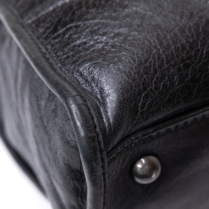 MIUMIU TOTE BAG LEATHER BLACK