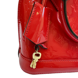 LOUIS VUITTON VERNIS ALMA BB BAG POMME D'AMOUR