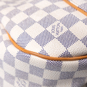 LOUIS VUITTON DAMIER AZUR GALLIERA PM SHOULDER BAG GHW