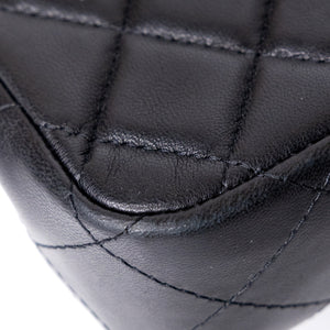 CHANEL MINI CLASSIC FLAP LAMSKIN BLACK