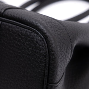 HERMES NEO GARDEN PARTY 23 NEGONDA BLACK SHW STAMP K