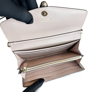 BVLGARI PINK/GOLD KARUNG SERPENTI FOREVER CLUTCH