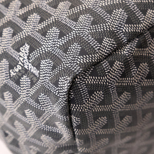 GOYARD SAINT LOUIS PM TOTE GOYARDINE CANVAS / CALFSKIN GREY SHW