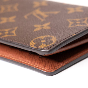 LOUIS VUITTON PORTEFEUILLE BRAZZA MONOGRAM CANVAS LONG WALLET