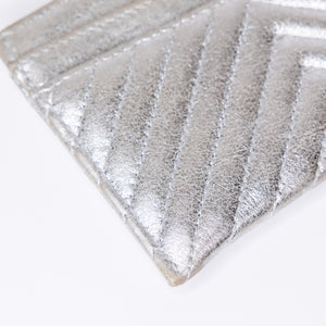 CHANEL CARD HOLDER SILVER