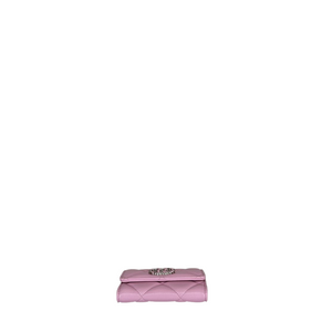 CHANEL CF CARD HOLDER PINK LAMBSKIN