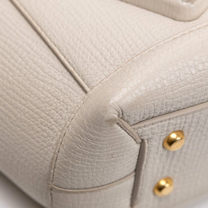 BOTTEGA VENETA ARCO BAG CALFSKIN WHITE GHW