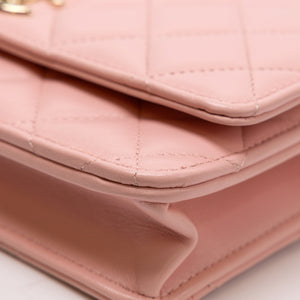 CHANEL TOP HANDLE TRENDY CC WALLET ON CHAIN (MICROCHIP)