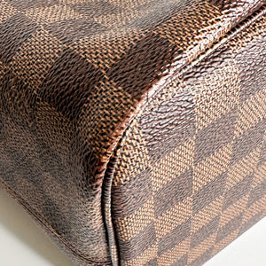 LOUIS VUITTON NEVERFULL MM DAMIER EBENE GHW