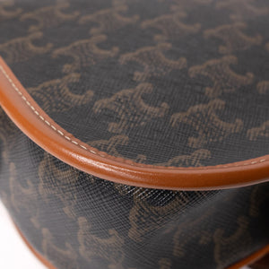 CELINE FLOCO BAG IN TRIOMPHE CANVAS GHW