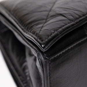 BALENCIAGA CRUSH SMALL CHAIN BAG SO BLACK