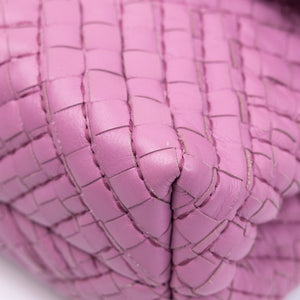 BOTTEGA VENETA OLIMPIA BAG LAVENDER PURPLE BLACK HARDWARE