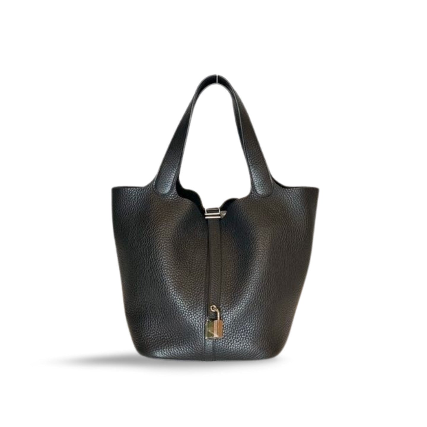 HERMES PICOTIN 22 BLACK SHW STAMP C