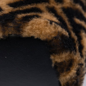 FENDI MINI MON TRESOR BUCKET BAG MULTICOLOUR SHEARLING / LEATHER GHW