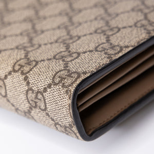 GUCCI DIONYSUS WALLET ON CHAIN GG SUPREME CANVAS/LEATHER BEIGE SHW