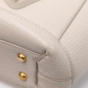 BOTTEGA VENETA ARCO BAG CALFSKIN WHITE GHW