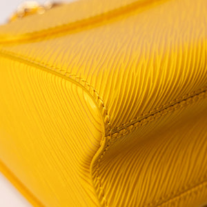 LOUIS VUITTON TWIST MM EPI LEATHER YELLOW GHW (MICROCHIP)