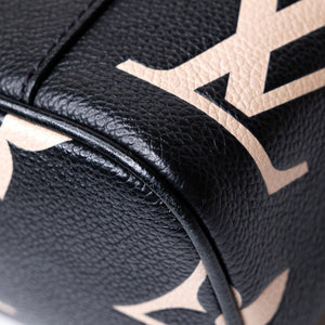 LOUIS VUITTON VANITY PM BLACK/BEIGE CALFSKIN GHW