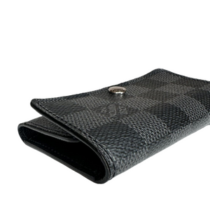 LOUIS VUITTON 6 KEY HOLDER DAMIER GRAPHITE CANVAS