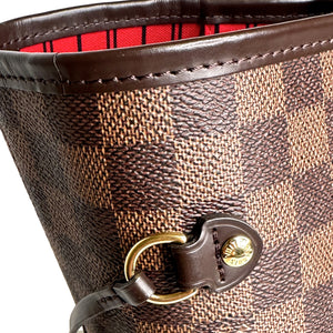 LOUIS VUITTON NEVERFULL MM DAMIER EBENE GHW