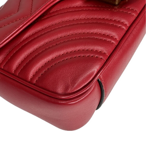 GUCCI MINI MARMONT GHW RED