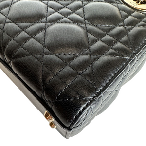 DIOR MINI LADY DIOR BAG BLACK GHW