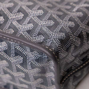 GOYARD MINI ANJOU TOTE BAG CANVAS / CALFSKIN GREY SHW