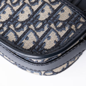 CHRISTIAN DIOR EAST-WEAT BOBBY BAG BLUE DIOR OBLIQUE JACQUARD