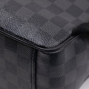 LOUIS VUITTON DAMIER GRAPHITE JOSH BACKPACK CANVAS BLACK GRAY MEN UNISEX