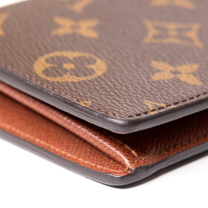 LOUIS VUITTON PORTEFEUILLE BRAZZA MONOGRAM CANVAS LONG WALLET