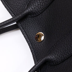 HERMES NEO GARDEN PARTY 23 NEGONDA BLACK SHW STAMP K