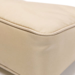 PRADA RE-EDDITION 2005 RE-NYLON SAFFIANO MINI BAG BEIGE SHW