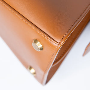 BALENCIAGA SMALL NEO CLASSIC CITY BAG IN BROWN