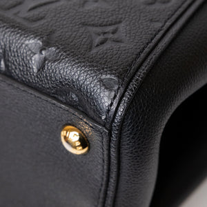 LOUIS VUITTON EMPREINTE TROCADERO SHOULDER BAG  BLACK GHW