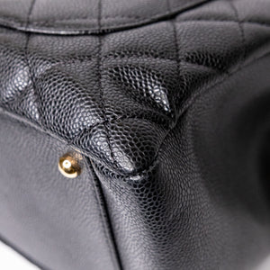 CHANEL CAVIAR GRAND SHOPPING TOTE BAG XL BLACK GHW
