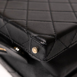CHANEL 22B SMALL VANITY CASE CALFSKIN BLACK GHW