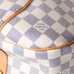 LOUIS VUITTON DAMIER AZUR GALLIERA PM SHOULDER BAG GHW