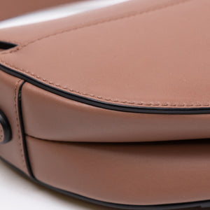 CHRISTIAN DIOR MINI SADDLE GRAIN CALFSKIN PINK GHW